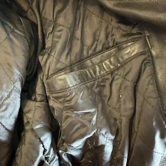 Vintage 90’s Hard Rock Cafe Leather Motorcycle Biker Jacket MIAMI. Sz: S. - Picture 14 of 16